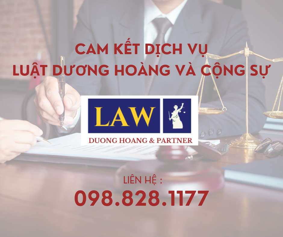 Cam kết của công ty Luật Dương Hoàng và Cộng sự